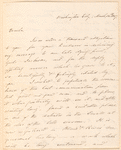 Thomas H. Benton to William B. Lewis