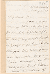 Martin Van Buren to William B. Lewis