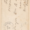 Martin Van Buren to William B. Lewis