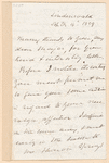Martin Van Buren to William B. Lewis