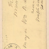 Martin Van Buren to William B. Lewis