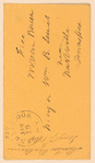 Martin Van Buren to William B. Lewis