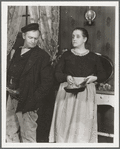 Barry Fitzgerald and Sara Allgood in the stage production Juno and the Paycock