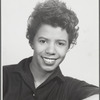 Playwright Lorraine Hansberry in publicity photo
