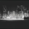 Empty stage showing set design by Ralph Alswang for the stage production Raisin in the Sun
