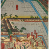 Detailed Print of Yokohama Hon-chô and the Miyozaki Pleasure Quarter