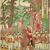Soldiers and sailors protecting the embassy staff and other Japanese residents abroad