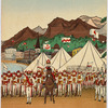Soldiers and sailors protecting the embassy staff and other Japanese residents abroad
