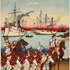 Soldiers and sailors protecting the embassy staff and other Japanese residents abroad