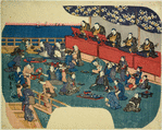 Banquet on a balcony overlooking the sea