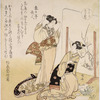 Two geishas, New Year's Eve