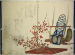Still life with branch and carrier