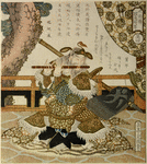 No. 4, Dong Ping (Tôhei), from the series Five Tiger Generals of the Suikoden (Suikoden goko shôgun)