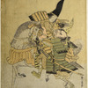 Tomoe Gozen, concubine of Kisz Yoshinake, killing the strong man Uchida Ieyoshi at Awazu no Haru in 1184