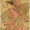 The actor Segawa Kikunojo as a woman dancing the Cho (Butterfly) odori