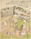 Women boiling cocoons and reeling the silk