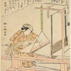 Women weaving silk