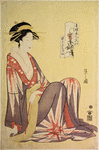 The tayu Shizuka of Shizutamaya