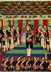 The ceremony of the promulgation of the Constitution