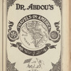 Dr. Abdou's travels in America: [and commercial directory of the Arabic speaking people of the world]