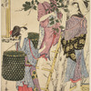 Women gathering mulberry leaves