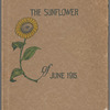 Cover illustration for Topeka High School yearbook The Sunflower