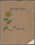 Cover illustration for Topeka High School yearbook The Sunflower