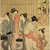 Street scene in the Yoshiwara