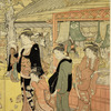 Street scene at Asakusa, Edo