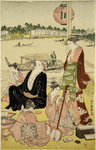 A dinner party at the Yamashiro tea-house on the bank of the River Sumida at Ryogoku