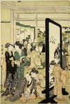 Santô Kyôden at a Daimyo's Mansion