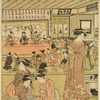 A musical entertainment in a daimyo's palace