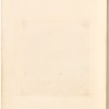 Mounted ink wash drawing of ruins and a cityscape, titled, “A Blot, by Smith of Wor[ceste]r” 