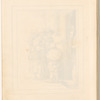 Ink drawing of man giving alms to the poor, signed “C.H.P”