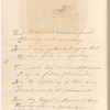 Six-page manuscript poem illustrated by four mounted ink drawings