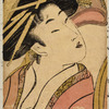 The oiran Komurasaki and Wakamurasaki of Tamaya