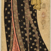 Woman in summer costume, with hat and fan