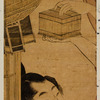 Young women at the booth of a seller of singing mushi