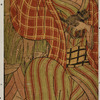Young man with a rat and a girl with a cat
