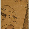 Young man resting at a wayside chaya and a waitress taking his order