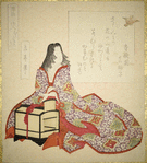 Murasaki, from the series Two Beauties from the Tale of Genji (Gengo nikajin)