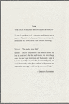 Lorraine Hansberry funeral program