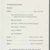 Lorraine Hansberry funeral program, list of Honorary Pallbearers