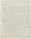 Letter from Josh. Smith (by Wm. Clayton Clark) to Dr. Bro. Page