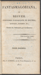 Fantasmagoriana, ou, Recueil d'histoires d'apparitions de spectres, revenans, fantômes, etc.
