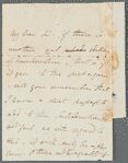 Autograph letter signed to Charles Ollier, Feb.- ?10 March 1831