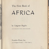 The First Book of Africa