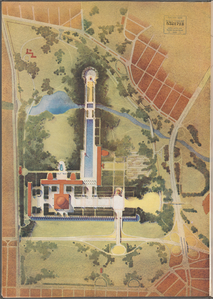 Plan for permanent world capitol at Flushing Meadow Park 