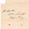 William Smith III correspondence, A-W and unidentified