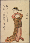 Lady with rabbit